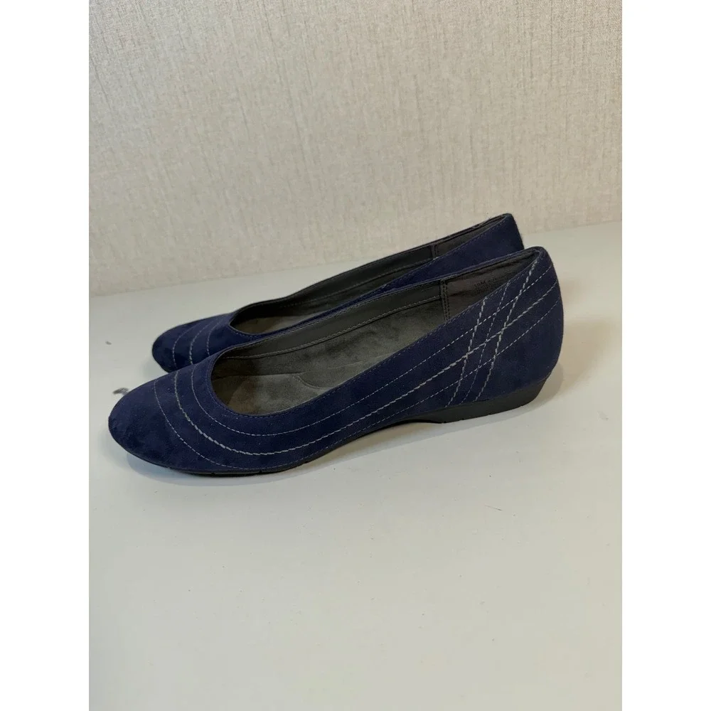 Aerosoles suede ballet flats‎ Women size 10M blue